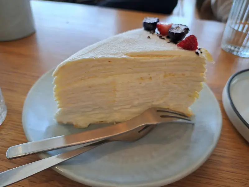 Walk In Cafe 的千層蛋糕